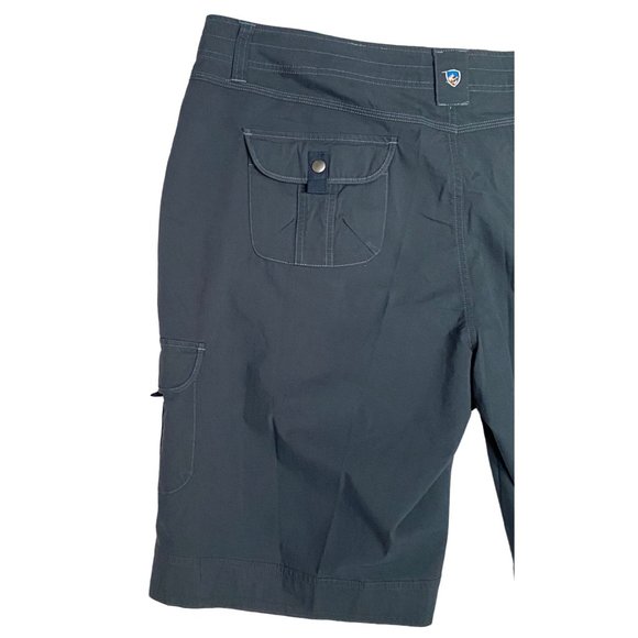 Kuhl Splash Women's Size 22W Stone Blue Cargo Shorts 44" x 13" NWT - Picture 5 of 11